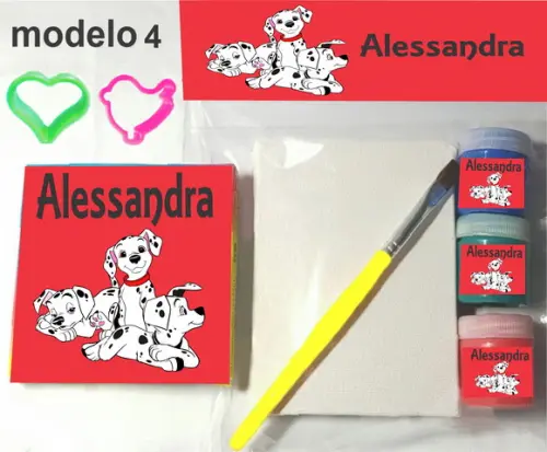 Kit Massinha e Pintura-101 Dalmatas