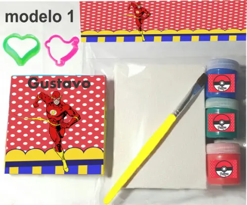 Kit Massinha e Pintura- Flash
