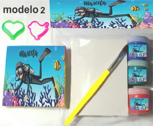 Kit Massinha e Pintura-aquário