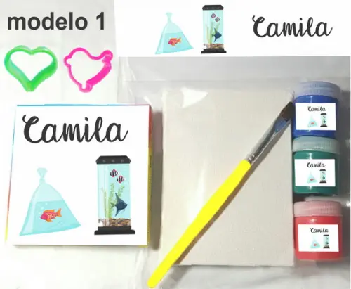 Kit Massinha e Pintura-aquário
