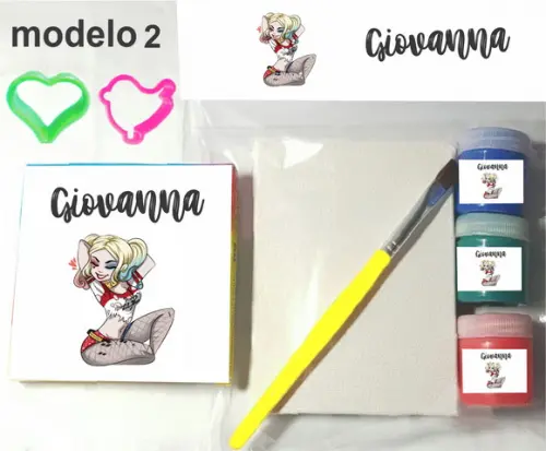 Kit Massinha e Pintura-arlequina