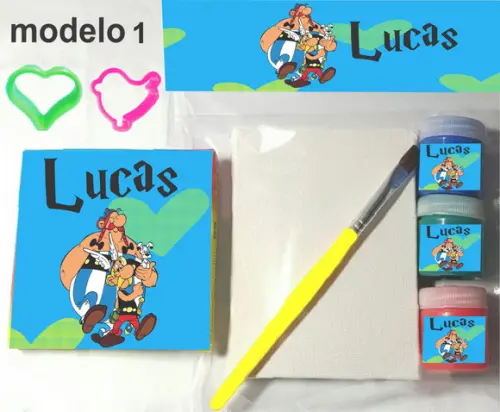 Kit Massinha e Pintura-asterix