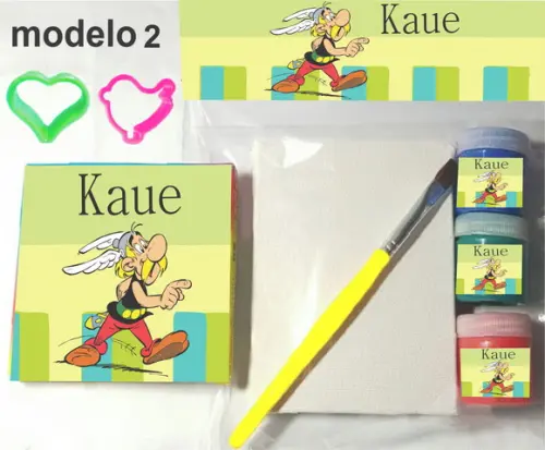 Kit Massinha e Pintura-asterix