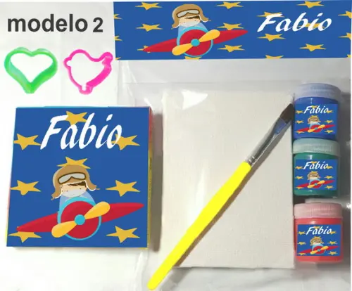 Kit Massinha e Pintura-aviador