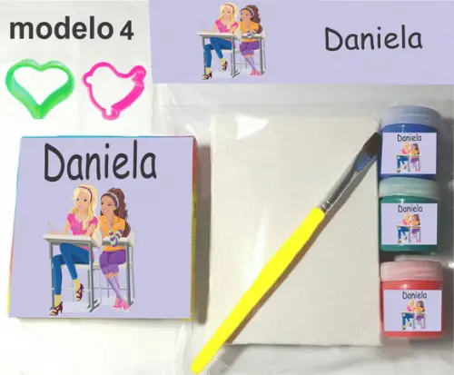 Kit Massinha e Pintura-barbie