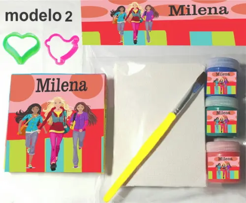 Kit Massinha e Pintura-barbie