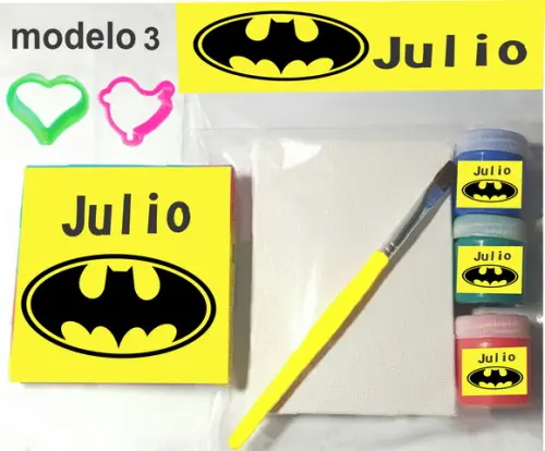 Kit Massinha e Pintura-batman