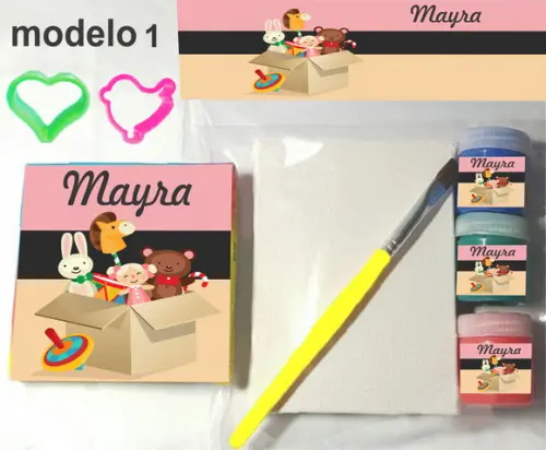 Kit Massinha e Pintura-boneca