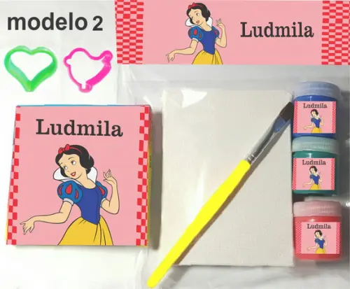 Kit Massinha e Pintura-branca de Neve