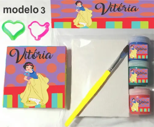 Kit Massinha e Pintura-branca de Neve