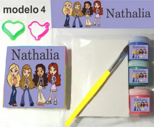Kit Massinha e Pintura-bratz