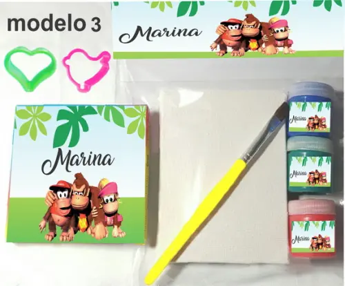 Kit Massinha e Pintura-donkey Kong