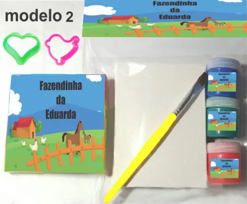 Kit Massinha e Pintura-fazendinha