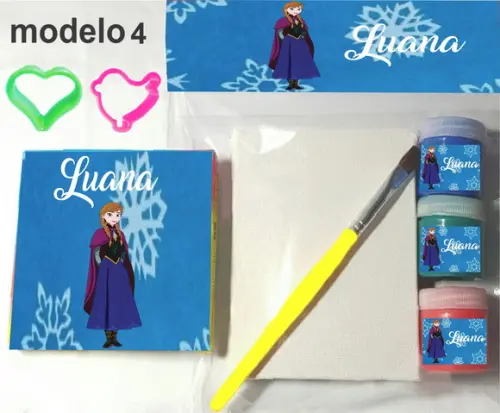Kit Massinha e Pintura-frozen