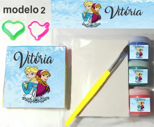 Kit Massinha e Pintura-frozen