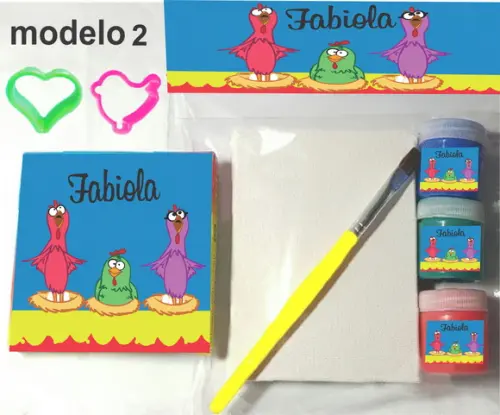 Kit Massinha e Pintura-galinha Pintadinha