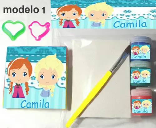 Kit Massinha e Pintura-frozen