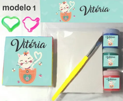 Kit Massinha e Pintura-gatinho