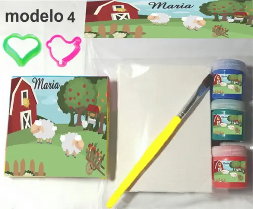 Kit Massinha e Pintura-fazendinha