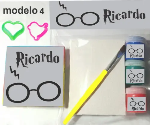 Kit Massinha e Pintura-harry Potter-modelo 1