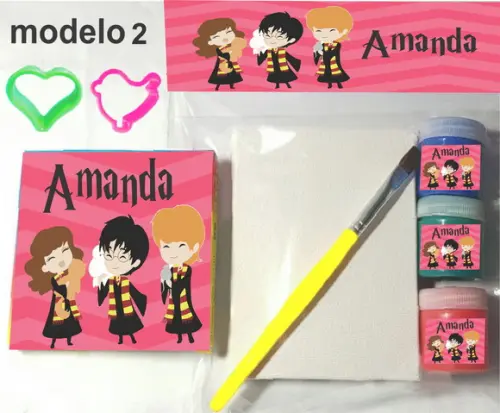 Kit Massinha e Pintura-harry Potter-modelo 1