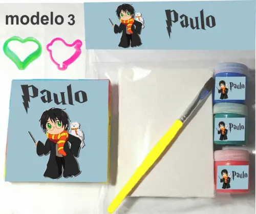 Kit Massinha e Pintura-harry Potter-modelo 1