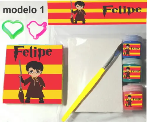 Kit Massinha e Pintura-harry Potter-modelo 1
