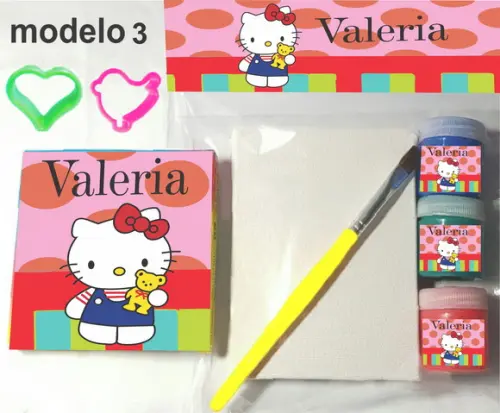 Kit Massinha e Pintura-hello Kitty