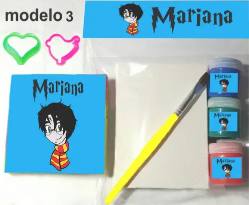 Kit Massinha e Pintura-harry Potter-modelo 2