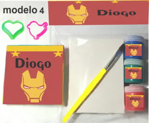 Kit Massinha e Pintura-homem de Ferro