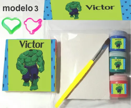Kit Massinha e Pintura-hulk