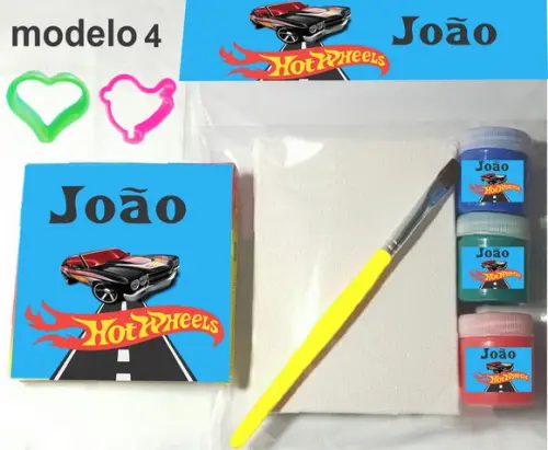 Kit Massinha e Pintura-hot Whells