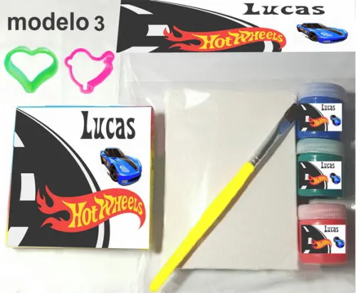 Kit Massinha e Pintura-hot Whells