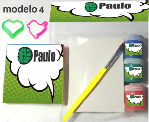 Kit Massinha e Pintura-hulk