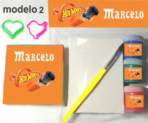 Kit Massinha e Pintura-hot Whells