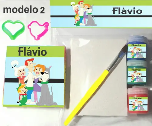 Kit Massinha e Pintura-jetsons