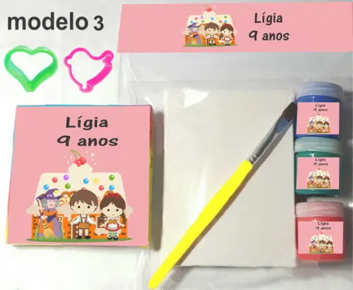 Kit Massinha e Pintura-joão e Maria