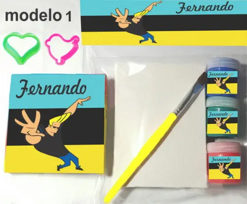 Kit Massinha e Pintura-johnny Bravo