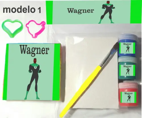 Kit Massinha e Pintura-lanterna Verde