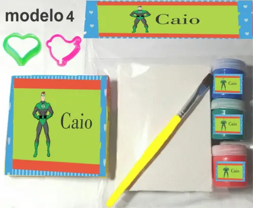 Kit Massinha e Pintura-lanterna Verde