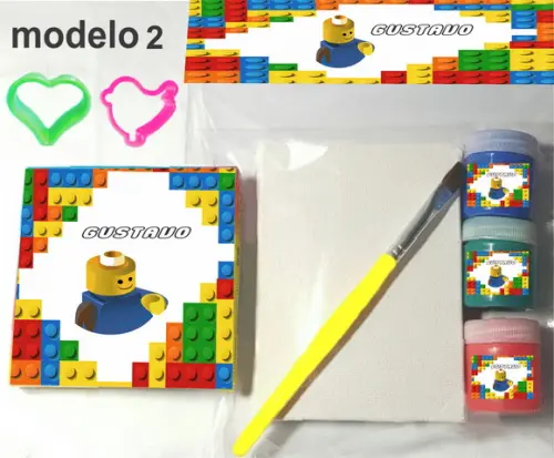 Kit Massinha e Pintura-lego