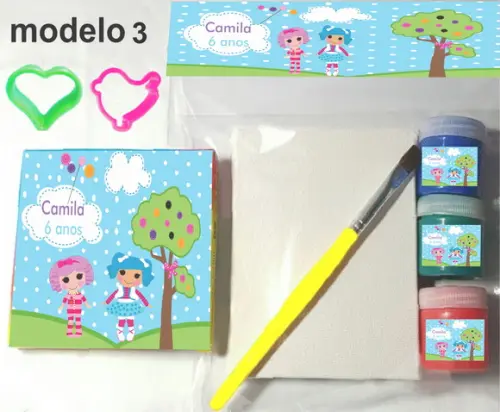 Kit Massinha e Pintura-lalaloopsy