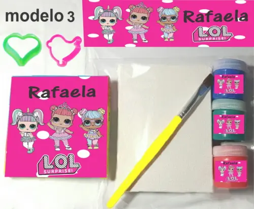 Kit Massinha e Pintura-lol