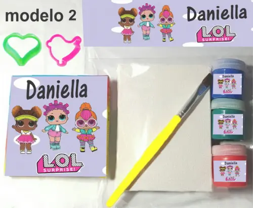 Kit Massinha e Pintura-lol