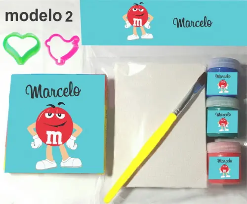 Kit Massinha e Pintura-m&m