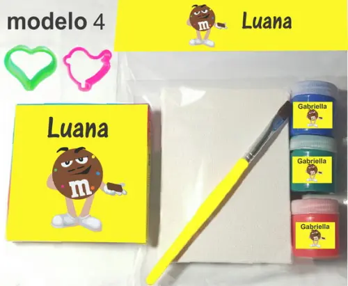 Kit Massinha e Pintura-m&m
