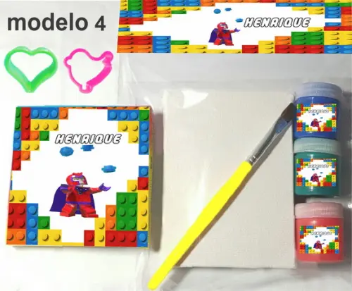 Kit Massinha e Pintura-lego