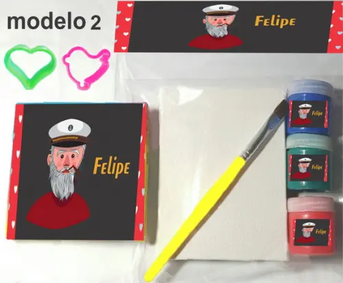 Kit Massinha e Pintura-marinheiro