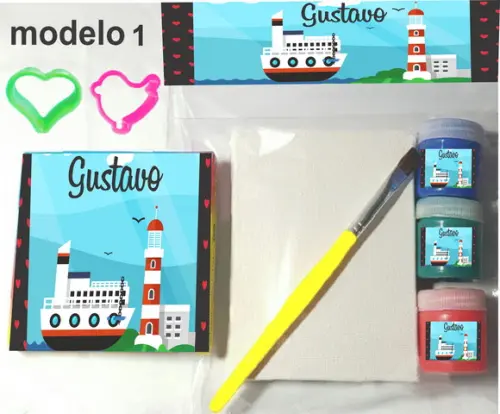 Kit Massinha e Pintura-marinheiro