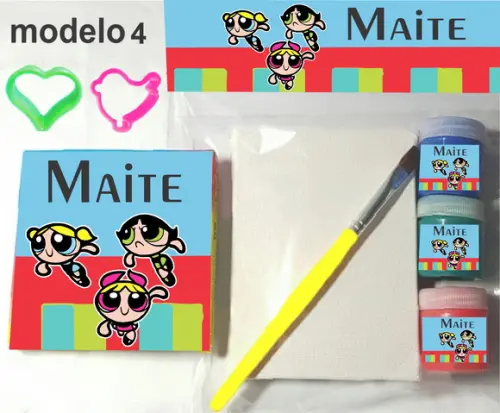 Kit Massinha e Pintura-menina Super Poderosas